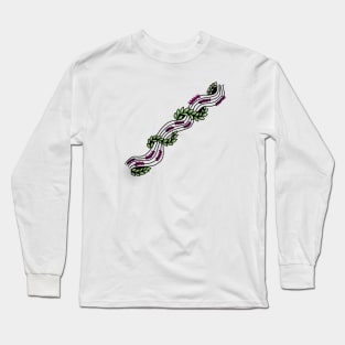 Flower​ line Long Sleeve T-Shirt